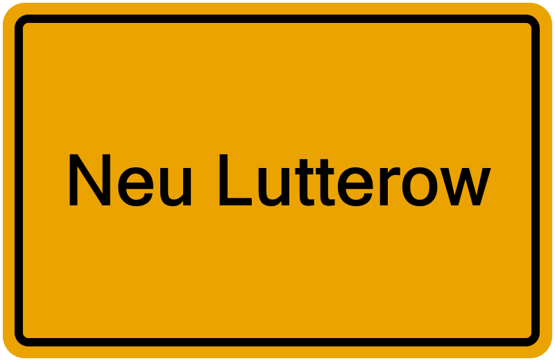 Handelsregisterauszug Neu Lutterow